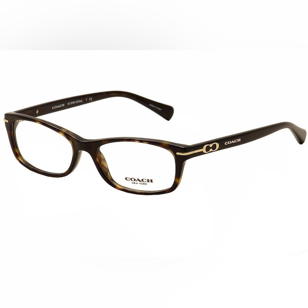 New Coach HC 6054 Women’s Eyeglass Frame In Dark Tortoise